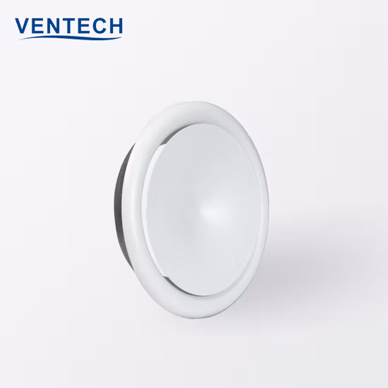 Difusor de aire de válvula de disco de metal accesorio HVAC para HVAC