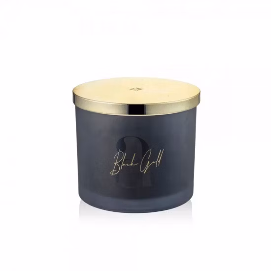 OEM al por mayor privado etiqueta roja anillo de lujo logotipo personalizado sin humo orgánico natural de larga duración aromaterapia vela perfumada de cera de soja