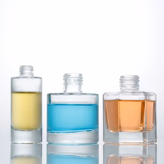 botella de cristal de la fragancia del hogar de los difusores del aire del coche de la lámina del aroma de 100ml 200ml