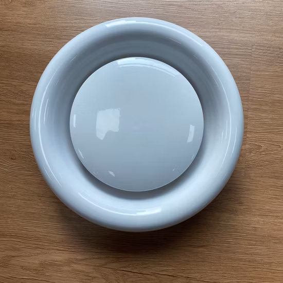 Difusor redondo Techo Aire acondicionado Ventilación Escape Suministro Disco Válvula Difusor