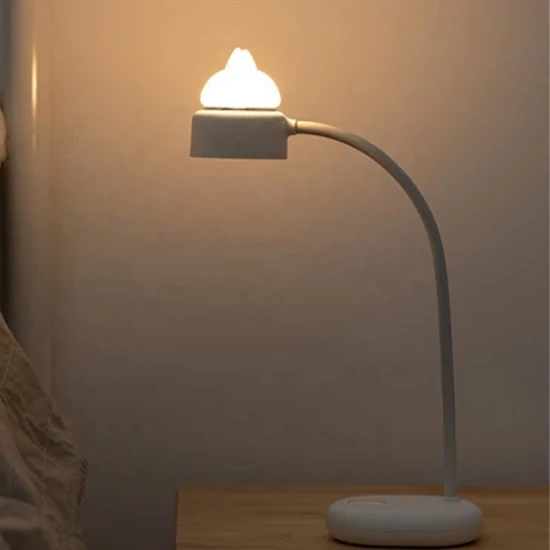 Lámpara de mesa LED para niños con luz de lectura USB recargable con interruptor táctil