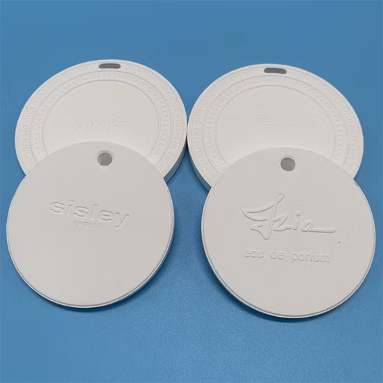 Pieza perfumada de placa de piedra de difusor de aroma de cerámica de yeso personalizada