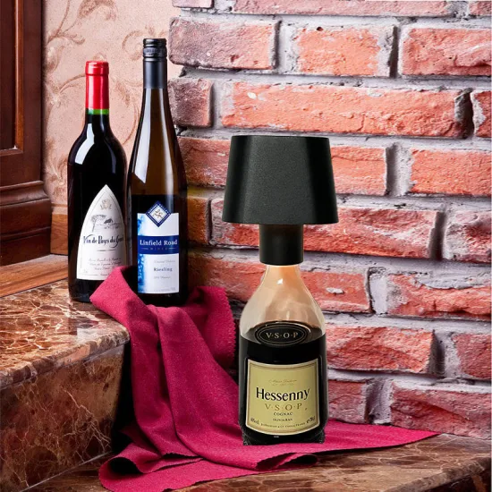 Restaurante Vino Bottleoperated Touch Lámpara de mesa al aire libre Decoración para el hogar